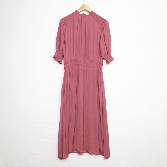 Anthropologie Current Air pink rose, Cape May, Waist mid dress - Picture 3 of 13